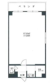 クレスト恵比寿 601 間取り図