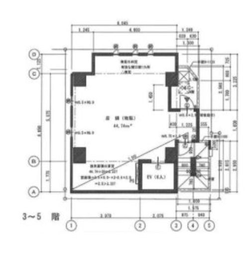 GINZA K2 3階 間取り図