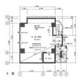 GINZA K2 6階 間取り図