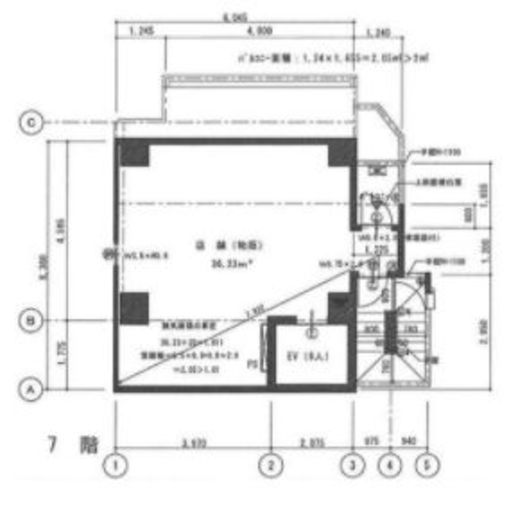 GINZA K2 7階 間取り図