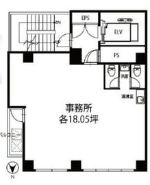 笹井ビル 6階 間取り図