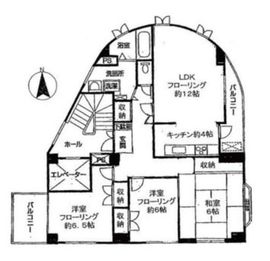 レンブラント広尾(SOHO) 3階 間取り図
