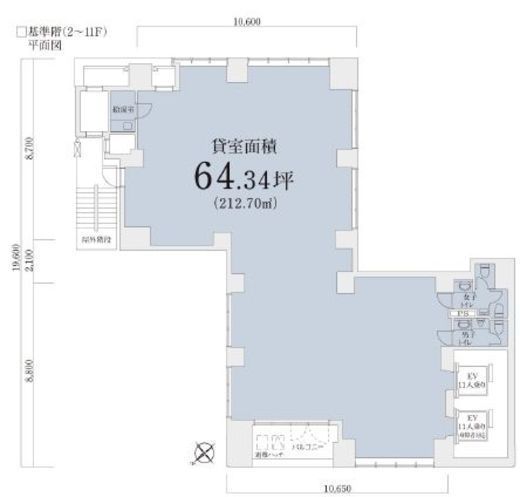 RBM銀座ビル 10階 間取り図