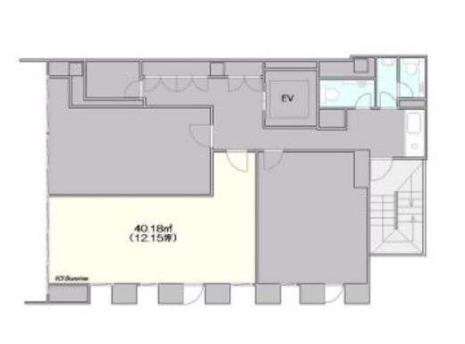 日総第25ビル 402 間取り図
