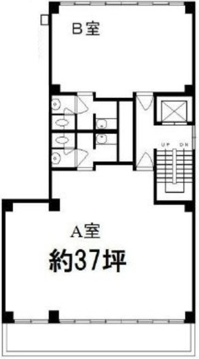 室四ビル 2階A 間取り図
