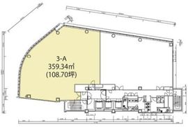 スプライン青山東急ビル 3階A 間取り図