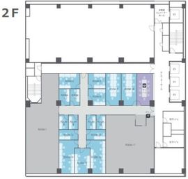 Plug and Play Shibuya 個室5 間取り図