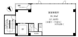 渋谷MJ-Ⅱビル 3階 間取り図