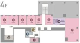 SENQ京橋 ルームG 間取り図