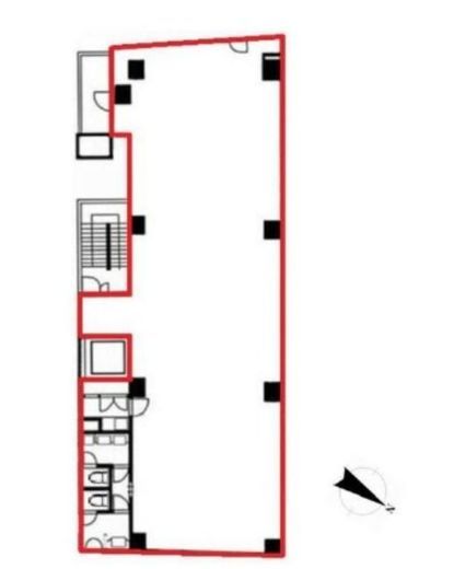 九段北一丁目ビル 8階 間取り図