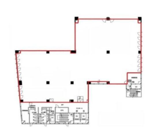 八丁堀ビル(八丁堀) 2階 間取り図