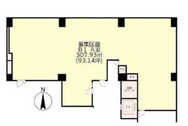 フォンティスビル B1階A 間取り図