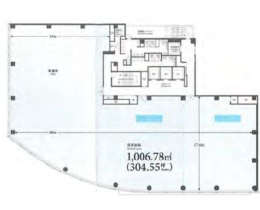 ヒューリック青山外苑東通ビル(旧:南青山M-SQUARE) 6階 間取り図