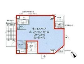 不二ビルディング新橋 4階 間取り図