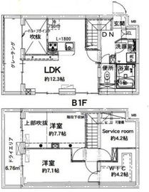 ミライエ表参道 103 間取り図