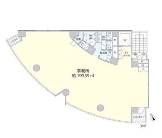 55-1麻布台 3階 間取り図