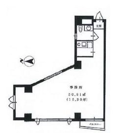 大藤ビル(恵比寿) 201 間取り図