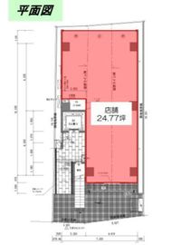 iD EBISU(旧:SJ EBISU) 1階(店舗) 間取り図