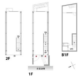 ニュースポット原宿 B1階～2階 間取り図