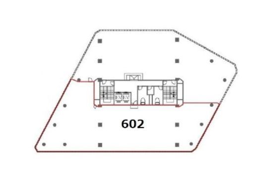 AZABU KAISEI BLDG 602 間取り図