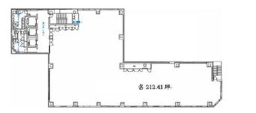 RBM築地ビル 7階 間取り図