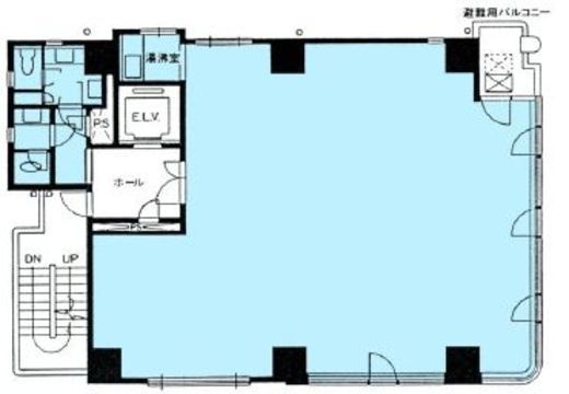 新川むさしやビル 6階 間取り図