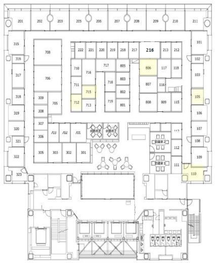 エキスパートオフィス東京 712 間取り図