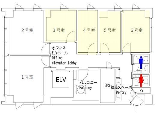 エキスパートオフィス渋谷 1006 間取り図