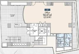 麹町MKビル 1階 間取り図