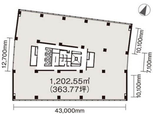 NBF高輪ビル 501 間取り図