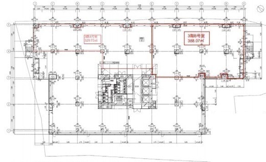 MFPR麹町ビル 3階B 間取り図