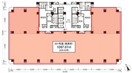 AQUACITY芝浦 301 間取り図