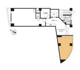 VORT渋谷道玄坂 1階B 間取り図
