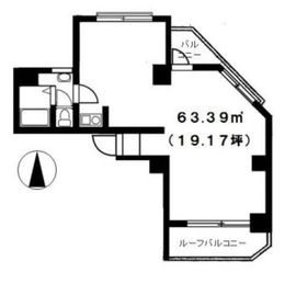 ライオンズマンション南平台 1107 間取り図