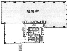 市ヶ谷スクエアビル 5階A 間取り図