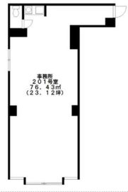 ヴェラハイツ恵比寿東(事務所) 201 間取り図