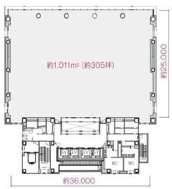 アーバンネット日本橋二丁目ビル 2階 間取り図
