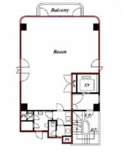 麻布マルカビル 9階 間取り図