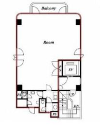 麻布マルカビル 9階 間取り図