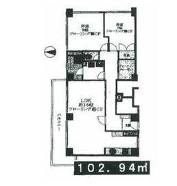 大永初台マンション 1004 間取り図