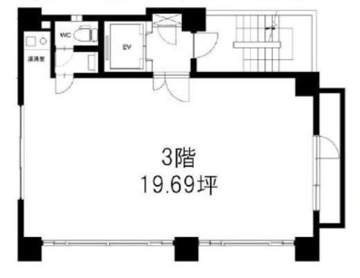 秋本ビル 1階 間取り図