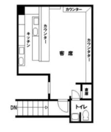 第2福富ビル(オレンジビル) B1階 間取り図