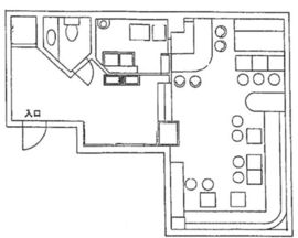 赤坂ウエストビル 302 間取り図