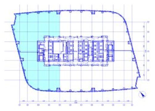 虎ノ門ヒルズ森タワー 25階 間取り図
