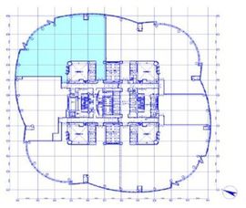六本木ヒルズ森タワー 20階 間取り図