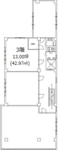 大湯ビル 3階1 間取り図
