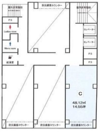 金春ビル 4階C 間取り図