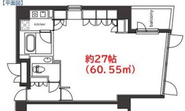 エスト・グランディールCARO赤坂（店舗・事務所） 303 間取り図