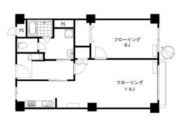 ヴィラ赤坂 5階 間取り図