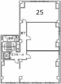 共同ビル(市場通り) 25 間取り図